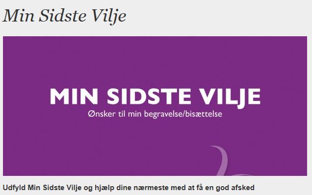 Billede fra "Min Sidste Vilje"